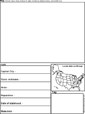 Writing a US State/Canadian Province Report plus Rubric